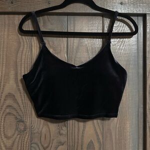 Athleta Velvet Crop Top/Sports Bra